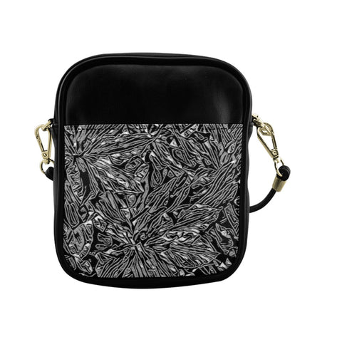 'Filament' Faux Leather Sling Pouch