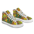 'Peony Citrus' (White Trim) Vancouver Canvas Boots