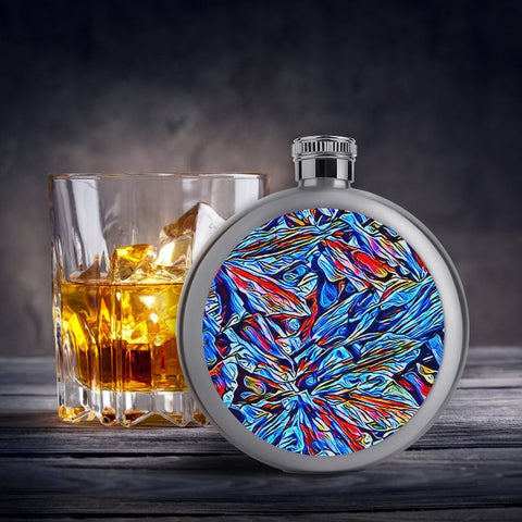 'Clematis Sapphire' Hip Flask