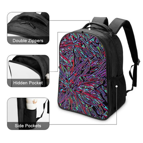 'Clematis Neon' Nylon Backpack