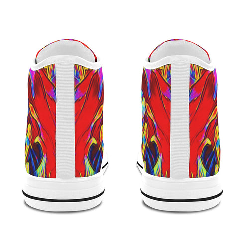 'Soulwood' (White) Women's 'Vancouver' High Top Boots