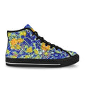 'Summer Basket' (Black Trim) Vancouver Canvas Boots
