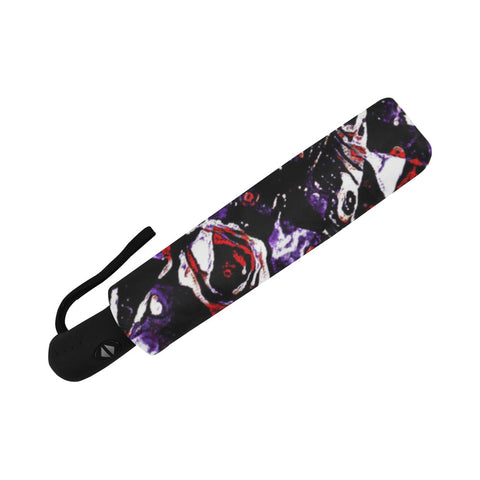 'Gothic Rose' Auto-Foldable Umbrella