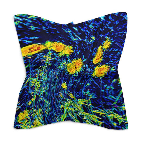 'Wild Poppies' Scarf Square