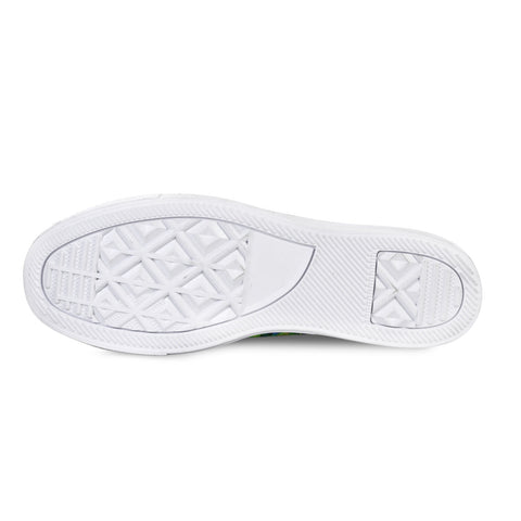'Peony Citrus' (White Trim) Women's Canvas Plimsolls