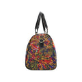 'Clematis Firestorm' Nylon Duffle With Faux Leather Trim