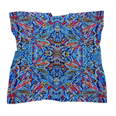 'Clematis Sapphire'Poly Scarf Square