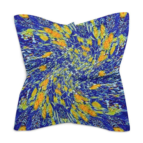 'Summer Basket' Poly Scarf Square