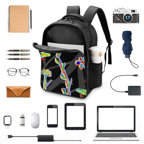 'Regenesis' (Black Edit) Nylon Backpack