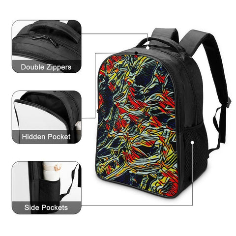 'Earthquake' Nylon Backpack
