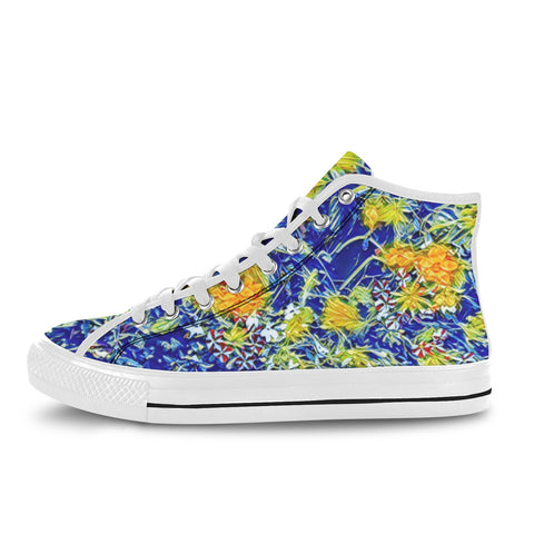 'Summer Basket' (White) Women's 'Vancouver' High Top Boots