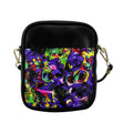 'Purple Haze' Faux Leather Sling Pouch