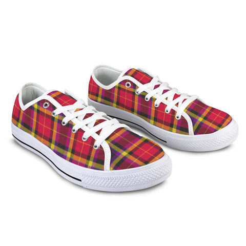 'Yorkshire Moorland' (White Trim) Seattle Low Top Women's Shoes (Model 1013-6)