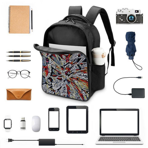 'Clematis Platinum' Nylon Backpack