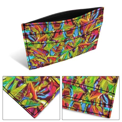 'Tropique' Faux Leather Cardholder