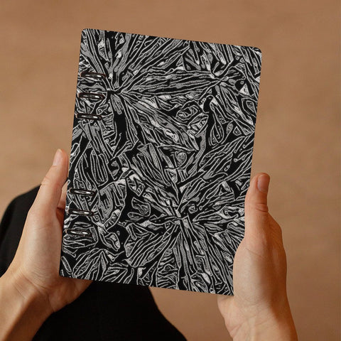 'Filament' Faux Leather A5 Binder Notebook