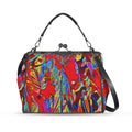 'Soulwood' Faux Leather Kisslock Handbag Crossbody