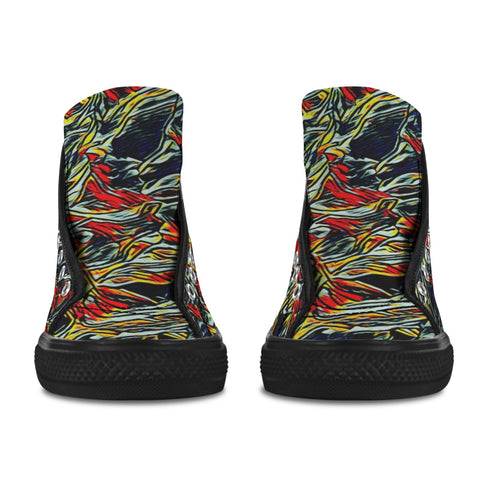 'Earthquake' (Black Trim) Vancouver Canvas Boots