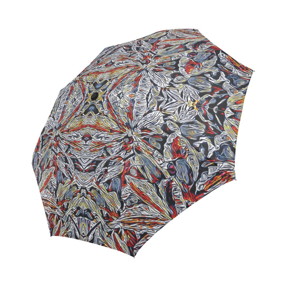 'Clematis Platinum' Auto-Foldable Umbrella