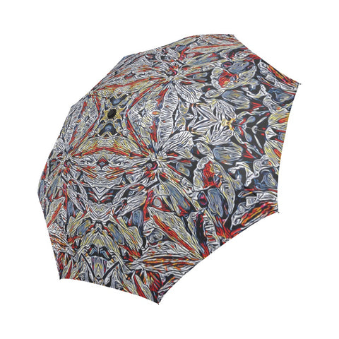 'Clematis Platinum' Auto-Foldable Umbrella
