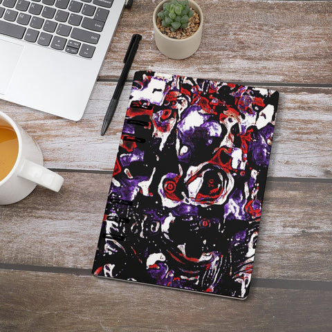'Gothic Rose' Faux Leather A5 Binder Notebook