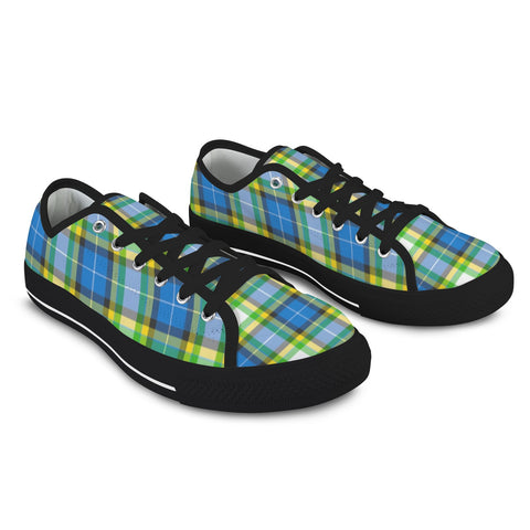 'Yorkshire Tartan' (Black) 'Seattle' Men's Trainers