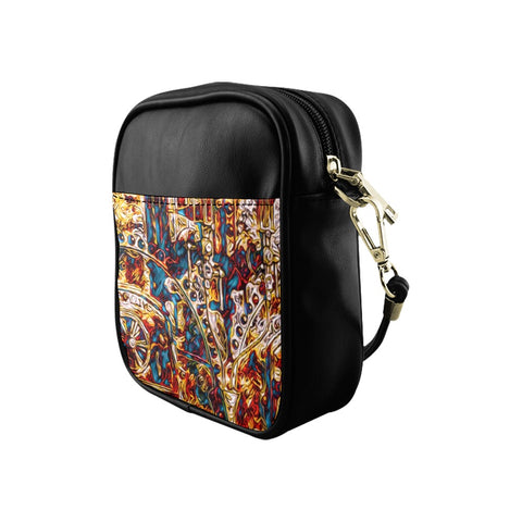 'Boilerplate' PU Sling Pouch