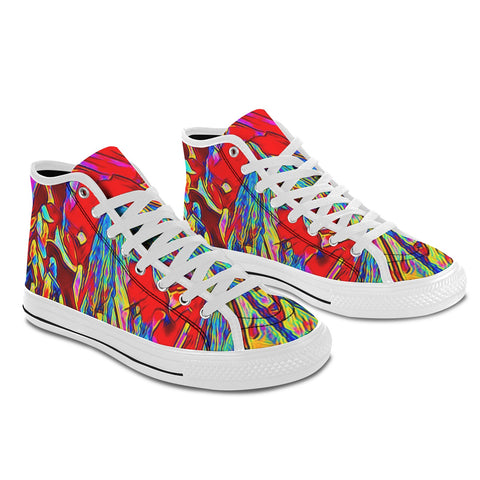 'Soulwood' (White) Women's 'Vancouver' High Top Boots
