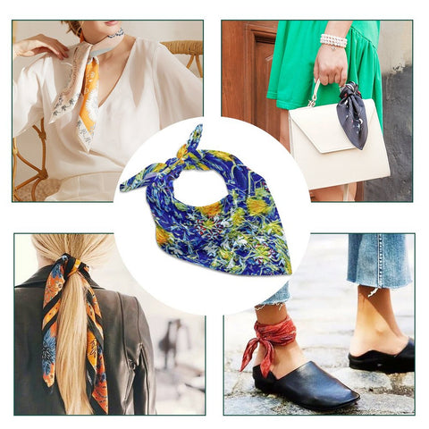 'Summer Basket' All Over Print Scarf