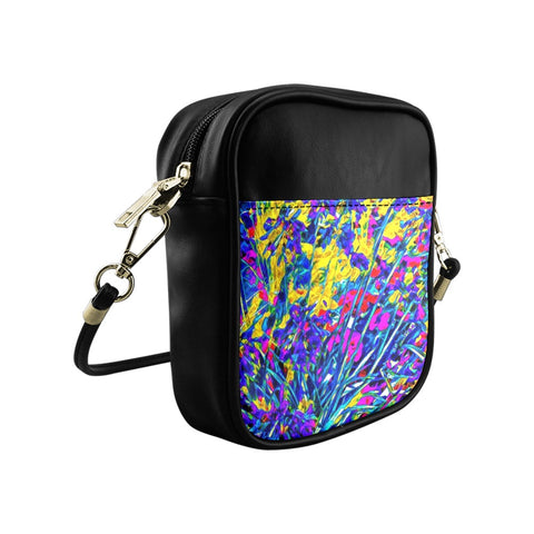 'Agapanthus' Faux Leather Sling Pouch