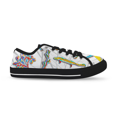 'Evolution' (Black Trim) Seattle Low Top Women's Shoes (Model 1013-6)