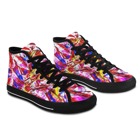 'Clematis' (Black) Women's 'Vancouver' High Top Boots