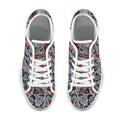 'Clematis Platinum' (White Trim) Women's Canvas Plimsolls