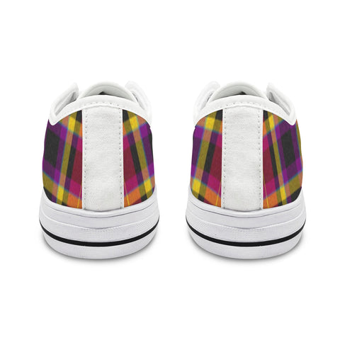 'Yorkshire Moorland' (White) Seattle Low Top Men's Shoes (Model 1013-6)