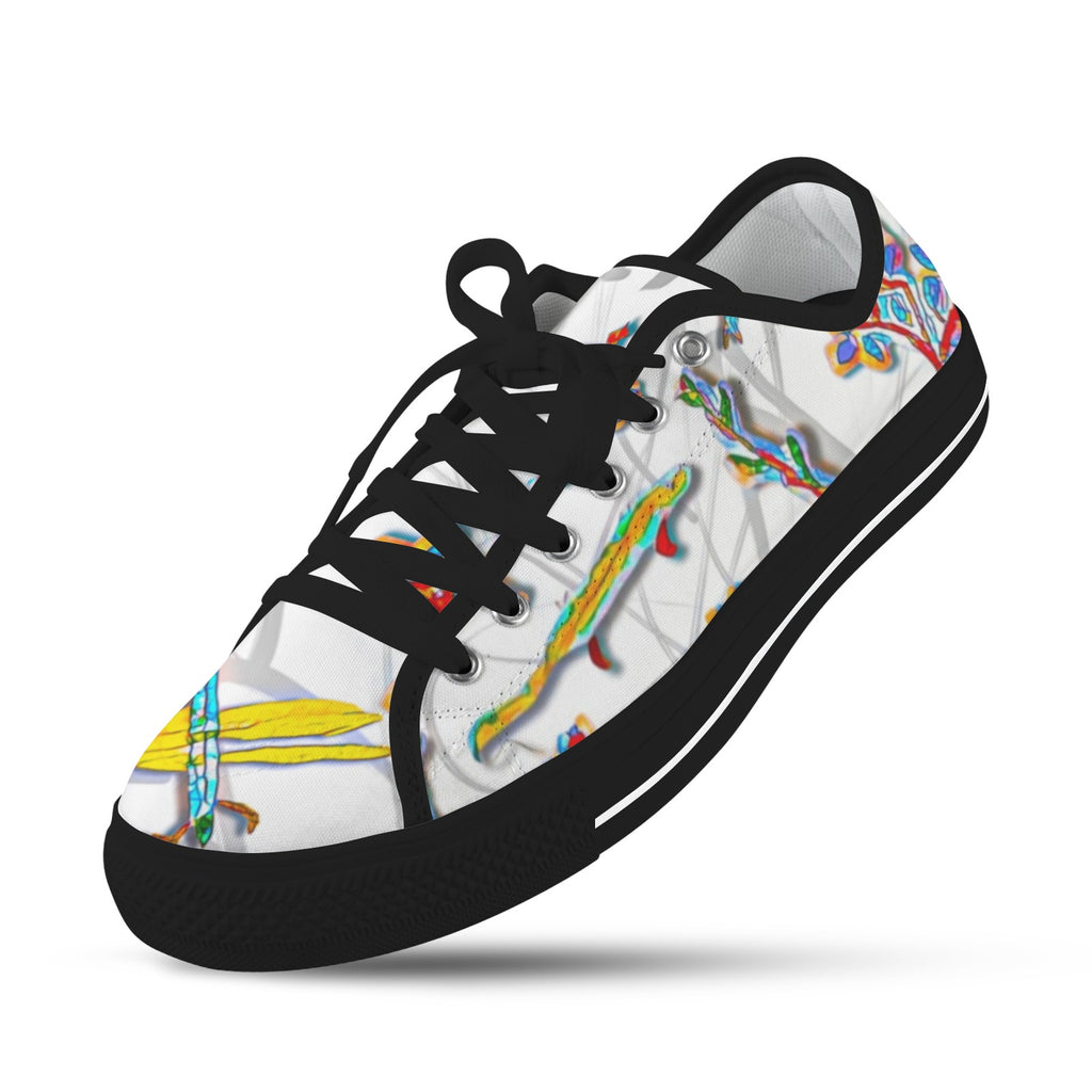 'Evolution' (Black Trim) Seattle Low Top Women's Shoes (Model 1013-6)