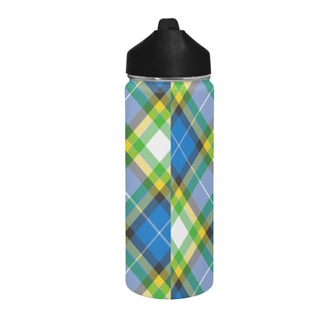 'Yorkshire Tartan' (Slant) Insulated Water Bottle