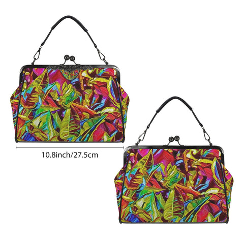 'Tropique' Kisslock Crossbody Shoulder Bag (Model 1752)