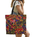 'Clematis Firestorm' Large Canvas Tote