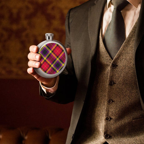'Yorkshire Moorland' (Slant)  Hip Flask