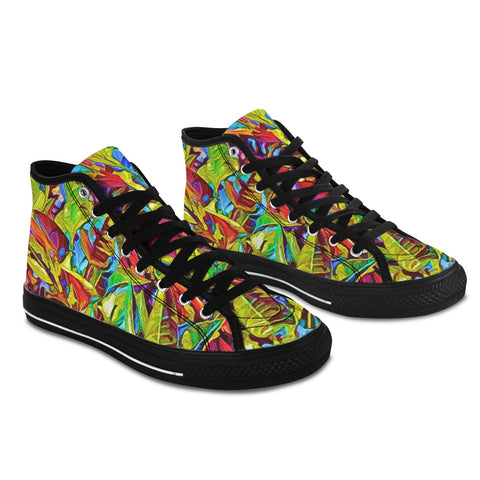 'Tropica' (Black) Vancouver H Women's Canvas Shoes (1013-1)