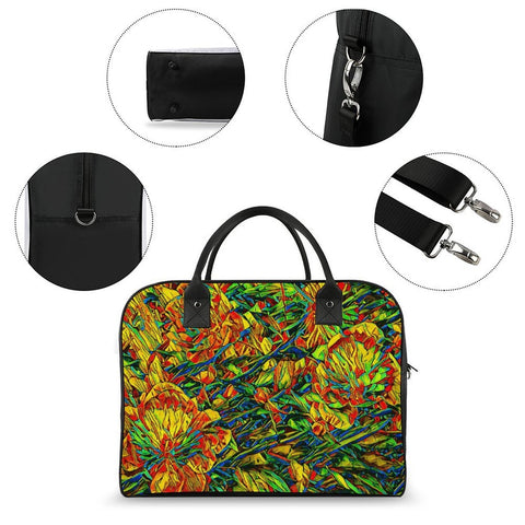 'Peony Citrus' Nylon Holdall