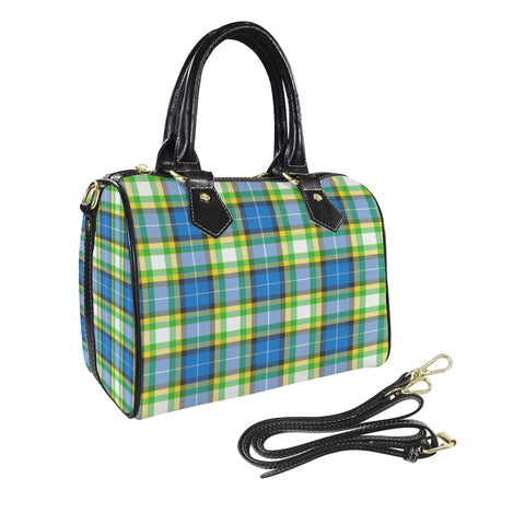 'Yorkshire Tartan' Mini-Boston PU Handbag