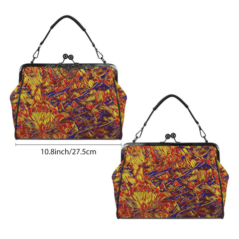 'Peony' Royale Kisslock Crossbody Shoulder