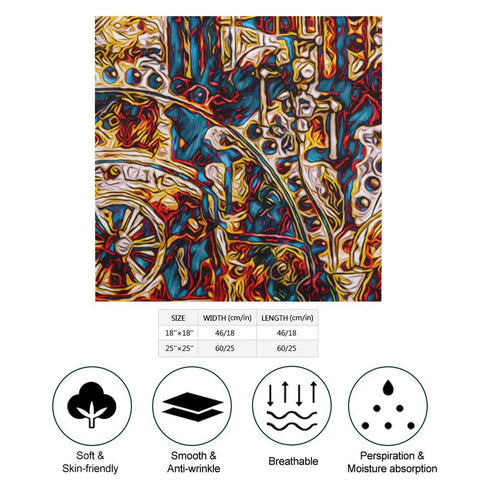 'Boilerplate' Scarf Square