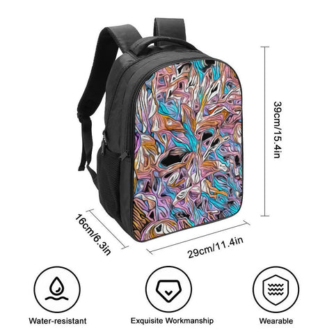 'Psychedelique' Nylon Backpack