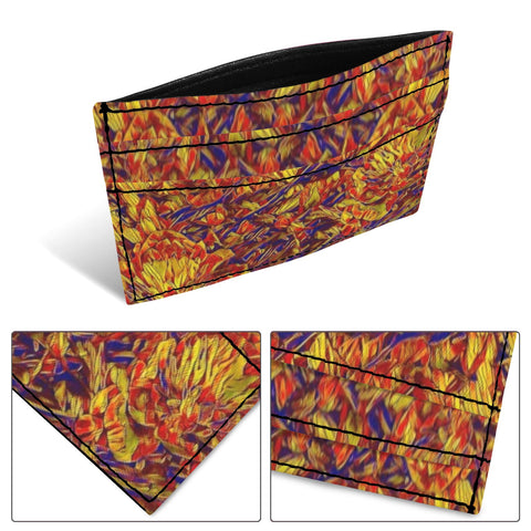'Peony' Faux Leather Cardholder