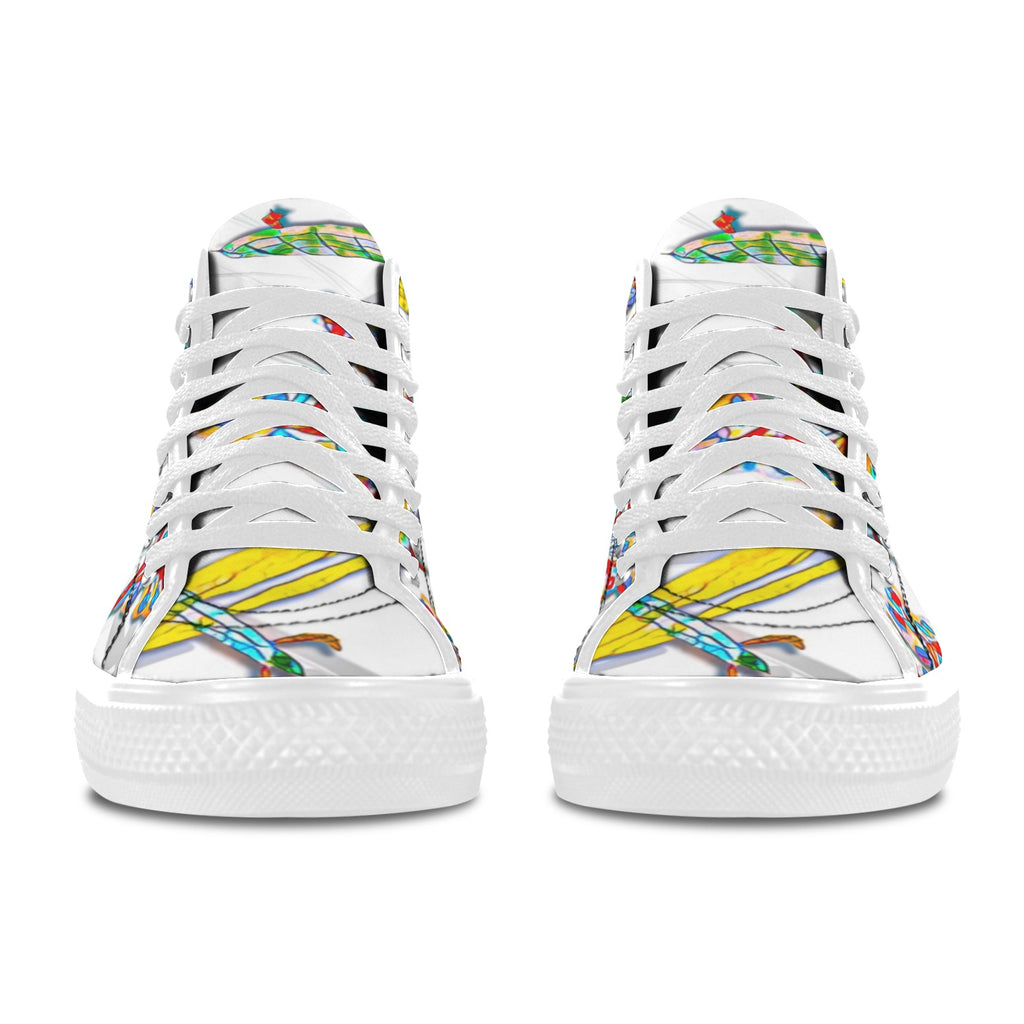 'Evolution' (White) Vancouver H Women's Canvas Shoes (1013-1)