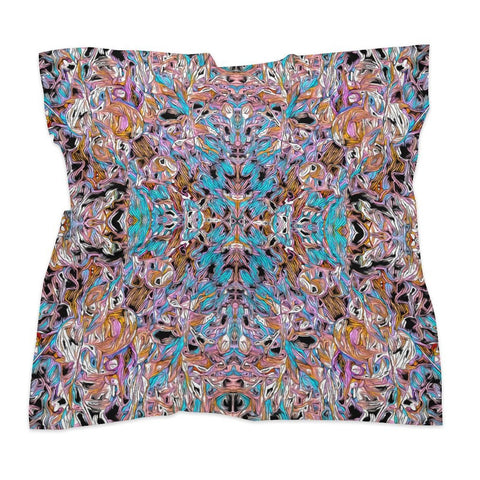 'Psychedelique' Poly Scarf Square