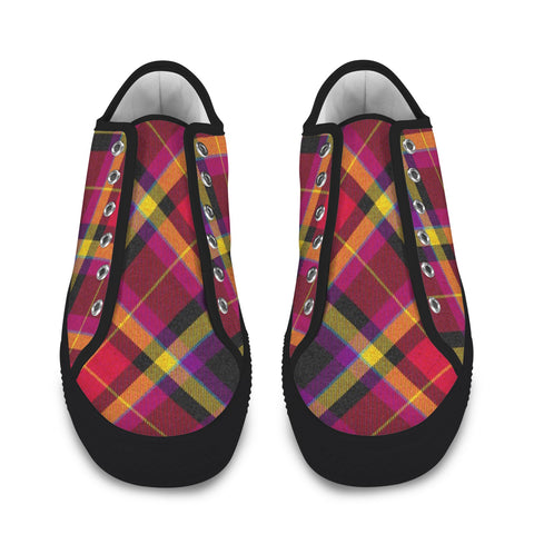 'Yorkshire Moorland' (Slant/Black Trim) Women's Canvas Plimsolls