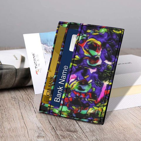 'Purple Haze' Faux Leather Cardholder
